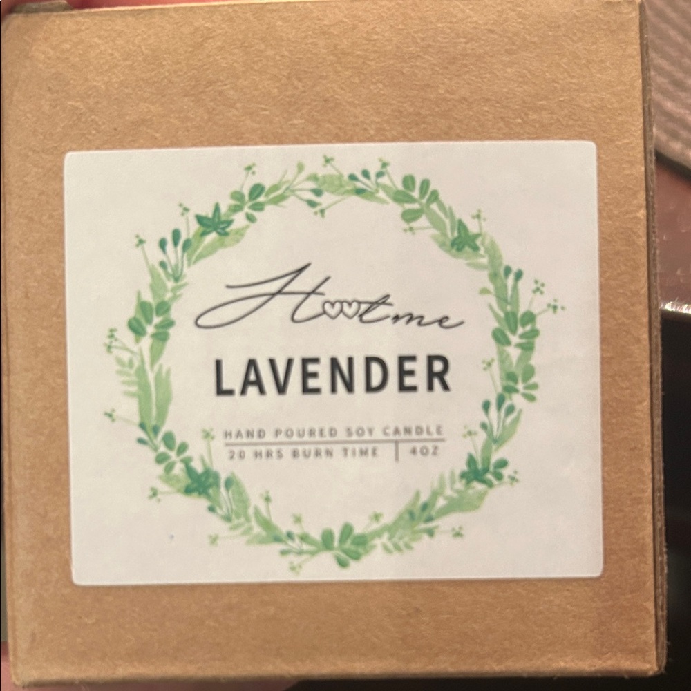 Hootme Funny Message Lavender Hand Poured Soy Candle - 4oz